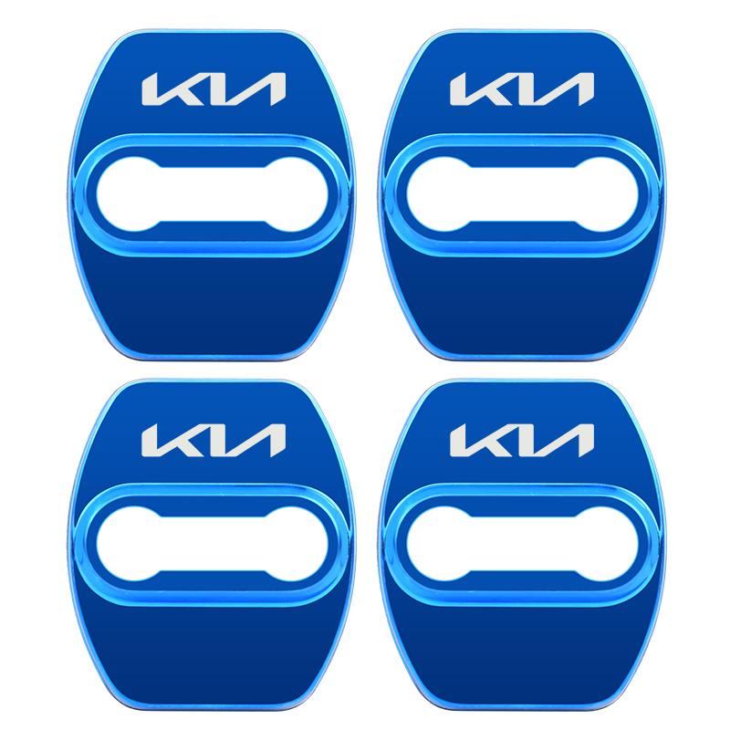 BBEF9 4pcs Car Styling Auto Protect Door Lock Cover Stickers Accessories Case For Kia Rio Sportage Cerato Soul Sorento Picanto