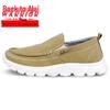 Spring 2025 Men's Shanghai Warrior Slip-On Canvas Shoes: Breathable, Thick-Sole, Height-Increasing, Comfortable, Casual, Trendy.