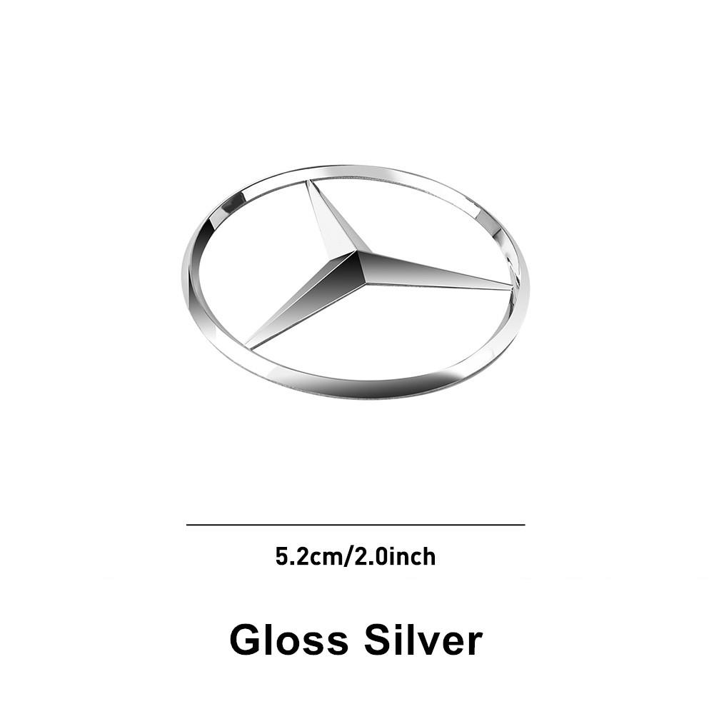 WAM3 Car Interior Steering Wheel Hollow Badge Logo Decor Accessories For Mercedes Benz W203 W204 W205 W212 W213 W176 W177 W246 FXPT