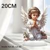 2D flacher Stil Acryl-Engelsmädchen-Figur Schreibtisch-Dekoration, perfekt für die Dekoration von Räumen, Fenstern, Schlafzimmern, Wohnzimmern und Büros, oder Geschenk