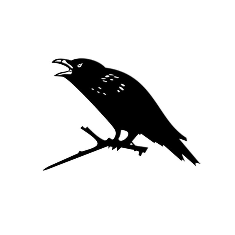 Metal Bird Stake Outdoor Garden Bird Statue Decorative Metal Animal Silhouettes for Tree Garden Decorative Bird Ornament
