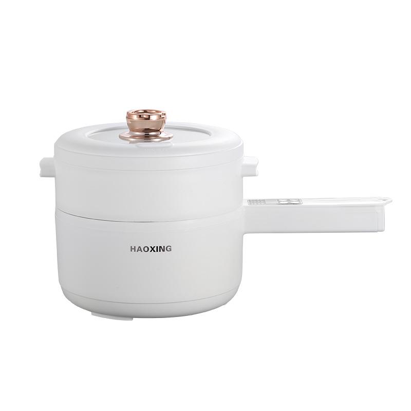 Electric Non-stick Multifunctional Cooking Pot with Long Handle for Dormitory and Household Use