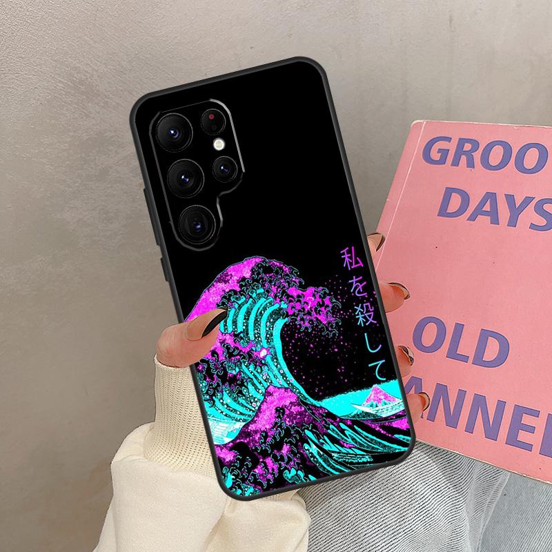 Great Kanagawa Wave Case For Samsung Galaxy S21 S22 S23 S24 S25 Ultra S9 S10 S25 Plus S20 FE S25 FE Cover Coque