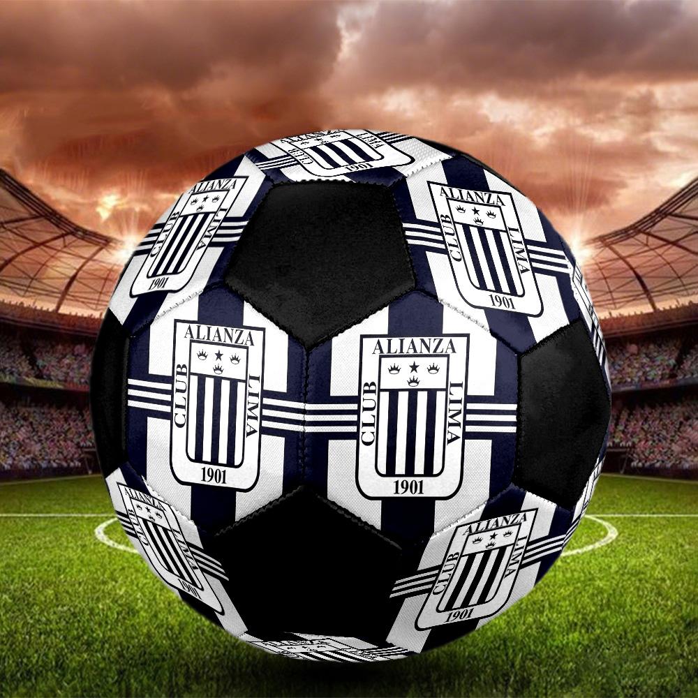 Club Alianza Lima Soccer Ball Colorful All Ages Machine Stitched PVC Competition Ready Durable High-Bounce.SIZE5