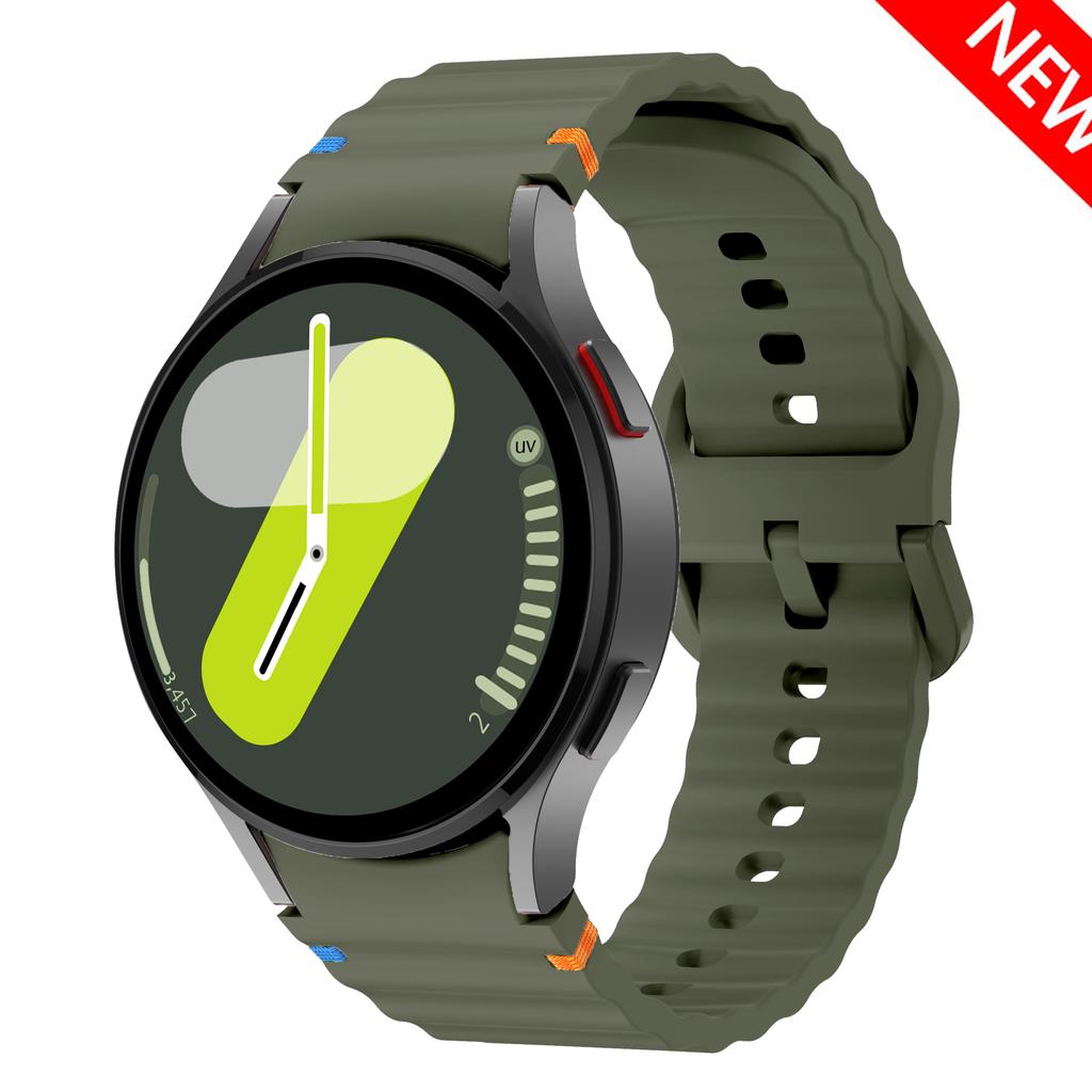 20mm řemínek na hodinky Pro Samsung Galaxy Watch 7/5/6 44mm 40mm Silikonový náramek Galaxy Watch 4 classic/5 pro 47mm 43mm 46 45mm pásek