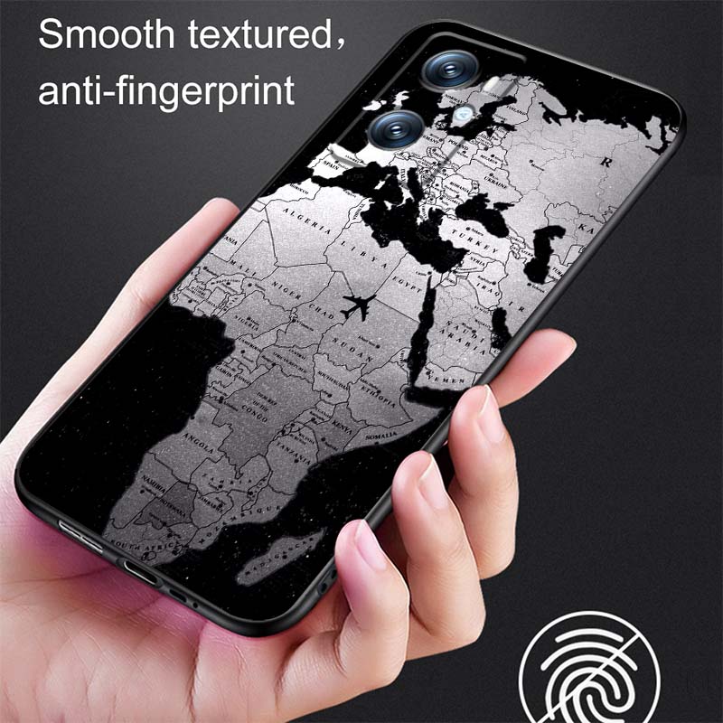 Fashion airplane pattern Phone Case For OPPO Reno 5 6 7 A96 A40 A58 Realme GT A74 A78 Neo2 A74 A78 Find X5 X3 X7 X8 Black
