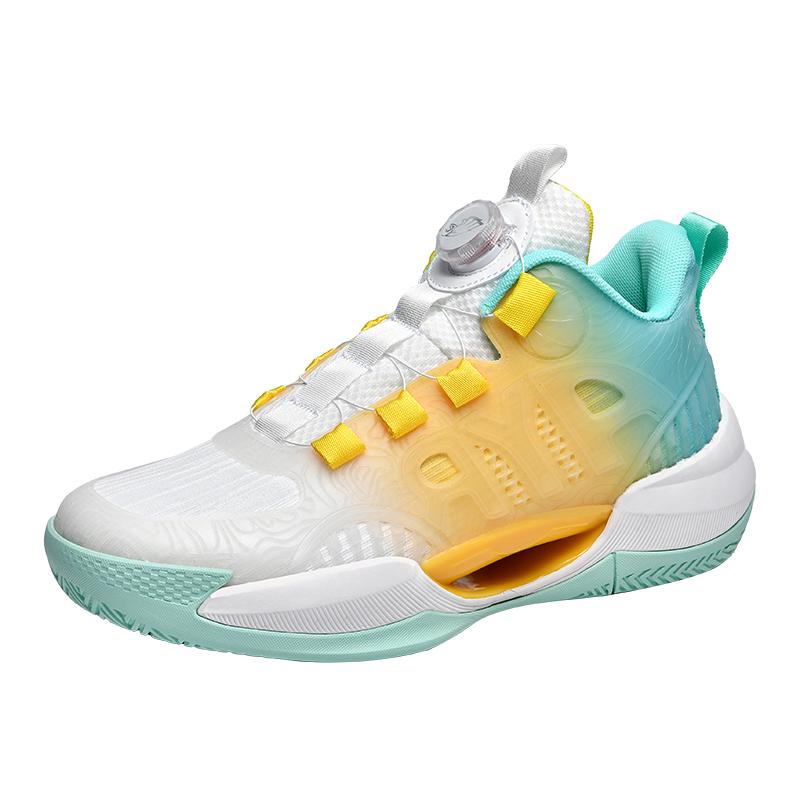 

2026 New Couples Basketball Shoes Quick Lacing Basketball Sneakers Fashion Reflective Outdoor Sneakers Basketball Training Shoes 36