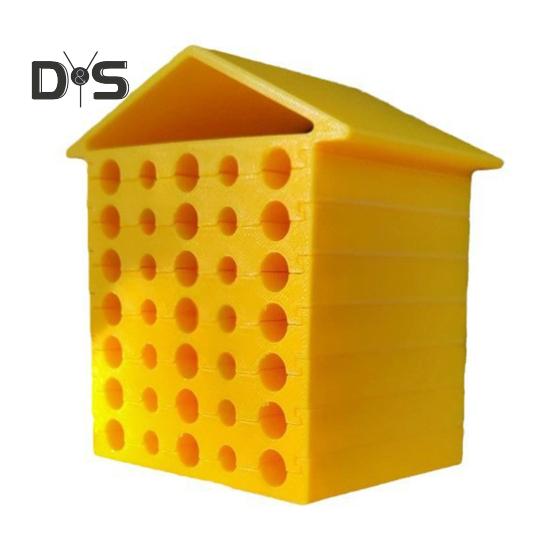 Wall Mounted Bee Hive 3D Printed Honeycomb Design Bee House Detachable Hanging Insect Hotel for Bee Ladybugs Pollinators Garden Yard Tree