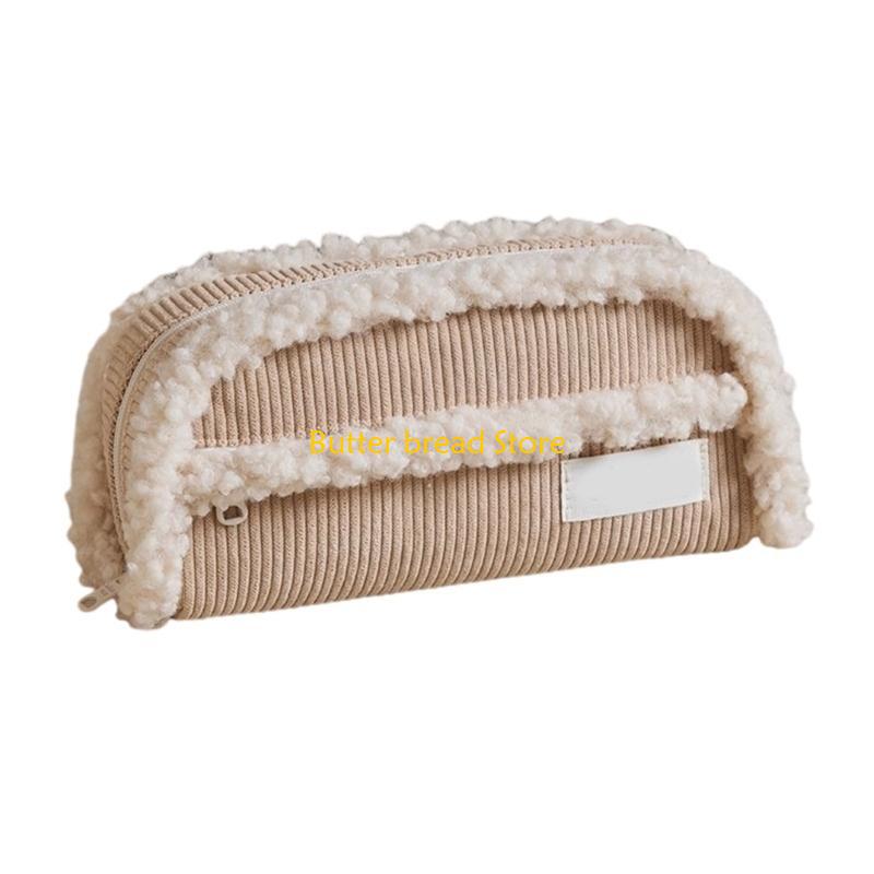 W89C Large Capacity Pencil Bag Pencil Case Pencil Pen Case for School Office