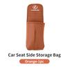 Boîte à mouchoirs pour siège de voiture Sac de rangement pour essuie-tout en cuir Accessoires pour Lexus CT200h ES250 ES300h IS250 IS200 GS300 GX470 GS460