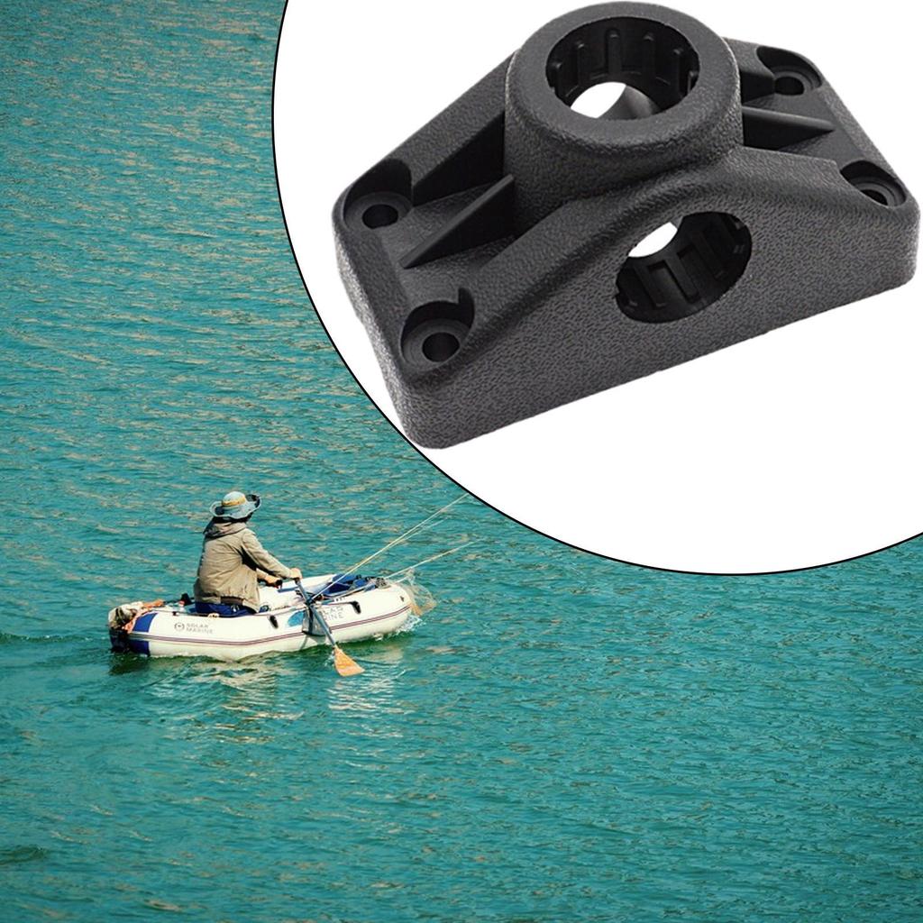 Kayak Rod Holder 360-degree Rotation Mounting Base Boat Rod Holder For Installation Inflatable Boats Paddle Boards Canoes