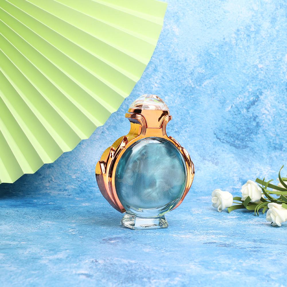 Women Longlasting Gold Plated Bottle Perfume Refreshing Light Fragrance 90ml for Female Lady GirlsStyle 3