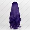 Rarity Cosplay Wig 90cm Long Dark Purple Curly Wigs Heat Resistant Synthetic Hair