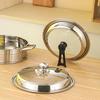 Stainless Steel Pot Cover Universal Wok Pan Lid Durable Cookware Parts  Kitchen Accessories