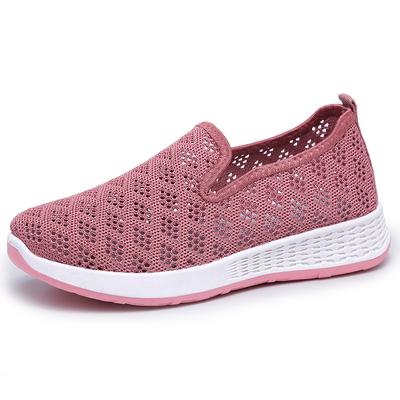 Women's Shoes 2024 Summer Hollow Platform Sneakers Non Slip Mesh Women Sports Shoes Flat Casual Shoes Women Loafersg88