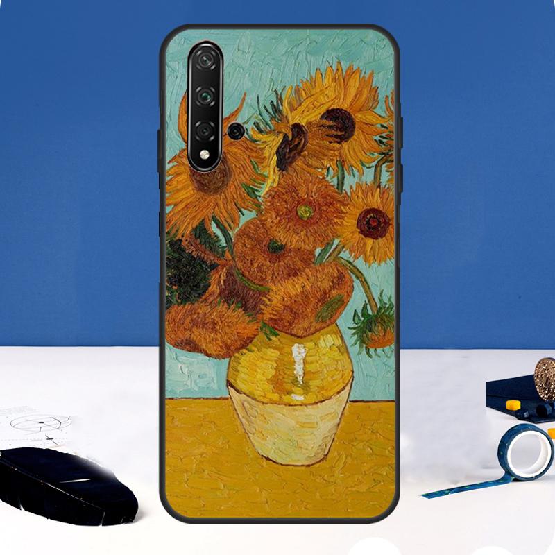 

Van Gogh Art Oil Painting Case For Huawei P30 Pro P20 P40 Lite Nova 9 10 SE 11 3i 7i 8i 11i Y91 Y60 Y70 Y61 Y90 Cover Huawei P30 Pro