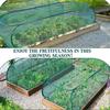 Pop-up Plant Cover Mesh Outdoor Plant Protector Insect Barrier Netting Foldable Crop Cage Raised Bed Cover for Vegetable Fruit Seedlings Garden Rows