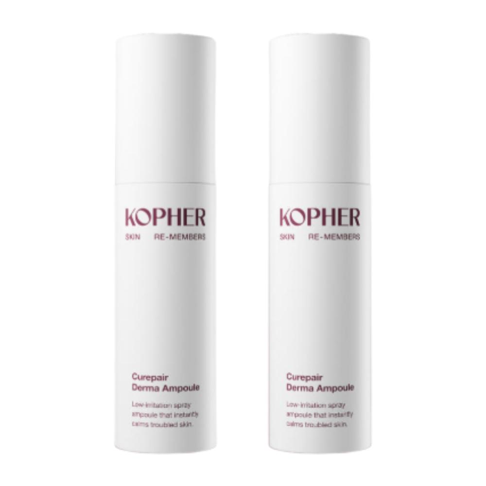 KOPHER Curepair Derma Ampoule Skin Soothing & Acne Care Set 100ml x 2ea