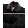 Giacche invernali da uomo di mezza età e anziani Papà Abiti invernali Ciniglia Plus Size Cardigan caldo addensato in velluto L-5XL