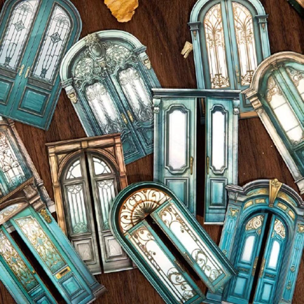 

60 pcs Multifunctional Hard Card Stickers Multipurpose Decorative Stickers New DIY Handbook