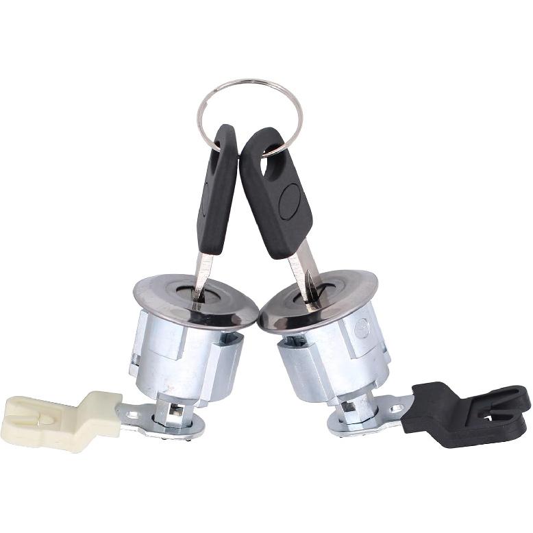 

ApplianPar Driver and Passenger Side Door Lock Cylinder Keys for Ford E150 96-06, E250 E350 96-06, Explorer Sport 01-05, F150 F250 F350 96, Ranger