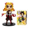 Anime 15Cm Demon Slayer Figure Nezuko Tanjirou Zenitsu Inosuke Kyoujurou Giyuu Kawaii Qposket Pvc Model Toys Children Gift