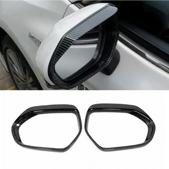 For Toyota Corolla -2026 Carbon Fiber Mirror Rain Eyebrow Cover
