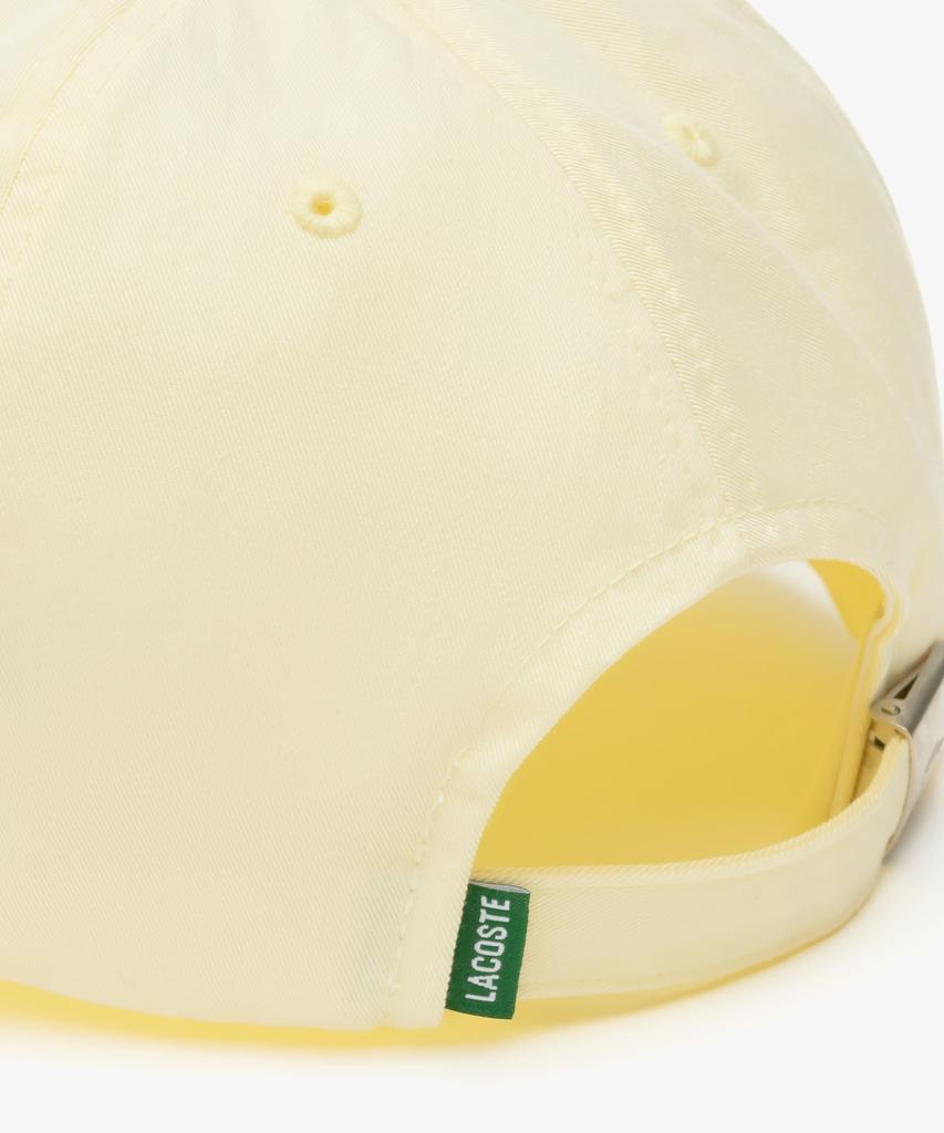 LACOSTE Unisex Washed Basic Color Croc Ball Cap Rk209E-56G 107