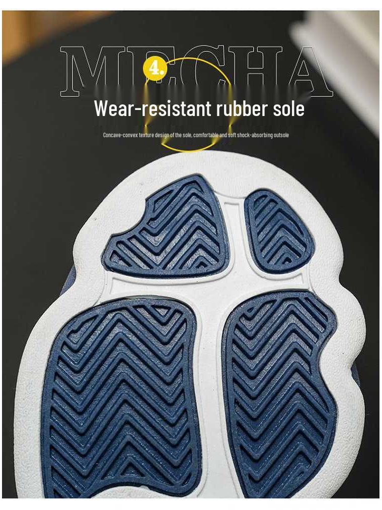 Leather Non-Slip Breathable Autumn Running & Basketball Shoes for Kids