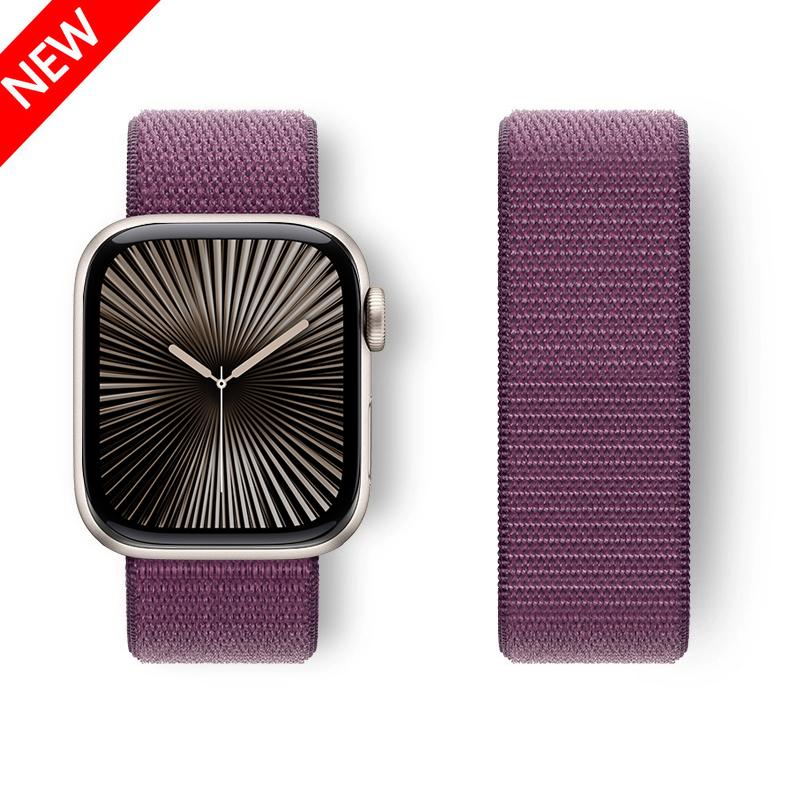 Nylon Strap For Apple Watch 10 Bands 46mm 44mm 40mm 45mm 41mm 49mm 42mm 38mm Bracelet Correa iwatch Series 8 se 7 6 3 9 11 40 mm