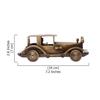 Brass Vintage Motor Car Showpiece, Figurine for Home Decor, Brass Antique Showpieces for Home,Antique Brown, Pack of 1