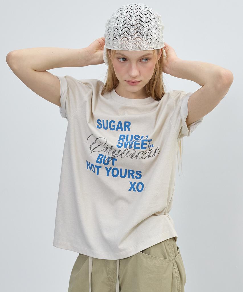 CITYBREEZE Pigment Typographic Short Sleeve T-Shirt_2 Colors