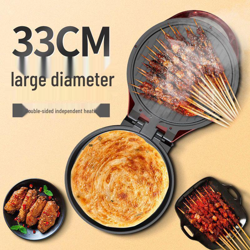 Frigideira e Grelhador Elétrico Dupla Face Profundo com Desligamento Automático