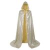 Unisex Hooded Cape, Adult Sequined Cloak for Halloween Role Play Costume