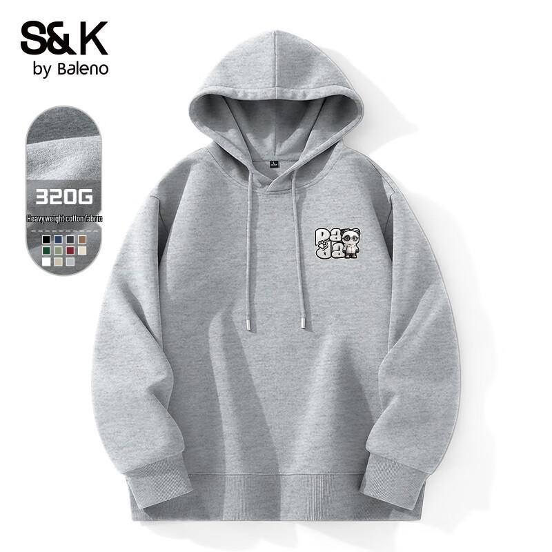 Baleno S&K Men's Knit Hooded Sweatshirt