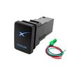 Led Fog Lights Push Switch Beacon On Off / Horn Momentary Button For Toyota PRADO Camry Altis Corolla RAV4 4Runner Highlande