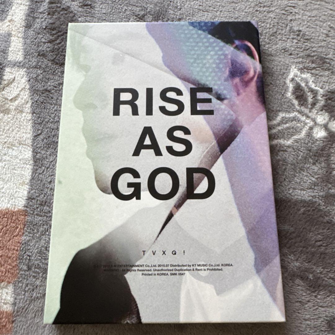 

[USED] TVXQ RISE AS GOD CD and photo book, strap