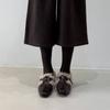 Retro Fleece-Warmschuhe mit Schnalle – Neue Damenschuhe