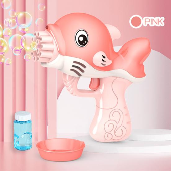 

Симпатичная безопасная и легкая в переноске легкая летняя игрушка-пузырь для использования в помещении и на открытом воздухе для воздуходувки во дворе розовый