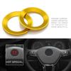 Adesivo per anello distintivo emblema volante auto per VW Golf 6 7 Polo CC Tiguan Passat Decorazione Logo Adesivo Accessori