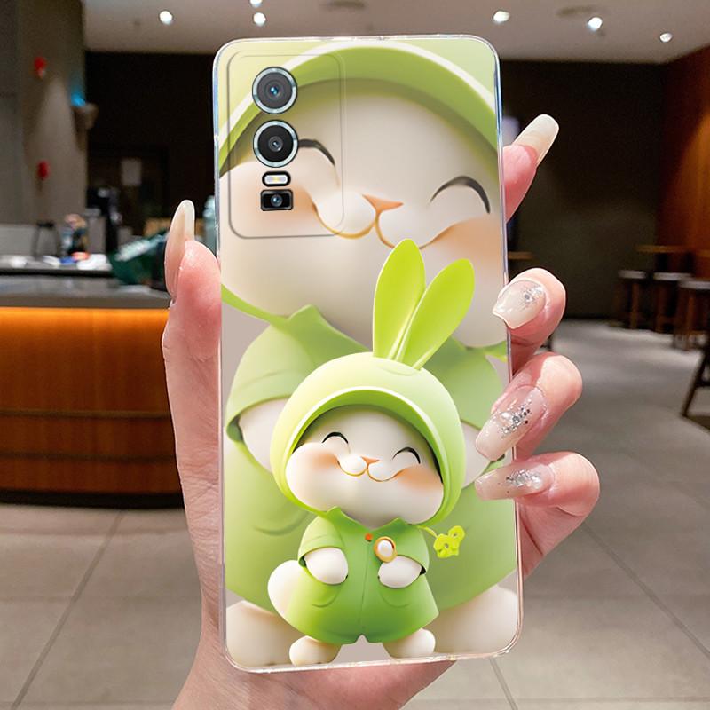 Casing For Vivo Y76S Y76 5G Phone Case Luxury Dragon Cute Cool Boys Girls Pattern Soft Silicone Back Cover Transparent TPU Shell