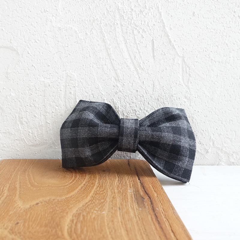 MUTTCO Stylish Dog Collar Bow Tie Accessory UBT-075 S (10*6CM)