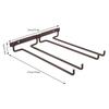 Wall Wine Rack Vintage Bottle Rack Wall Mounted Wine Racks Double Wine Rack Bracket for Dining Room Home Bar Kitchen