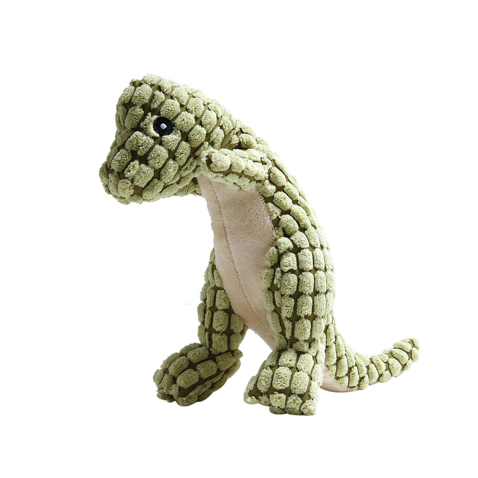 

An Indestructible And Solid Dinosaur, A Dog Toy Suitable For Aggressive Chewers, And A Squeaky Plush Dog Toy One Size зелёный