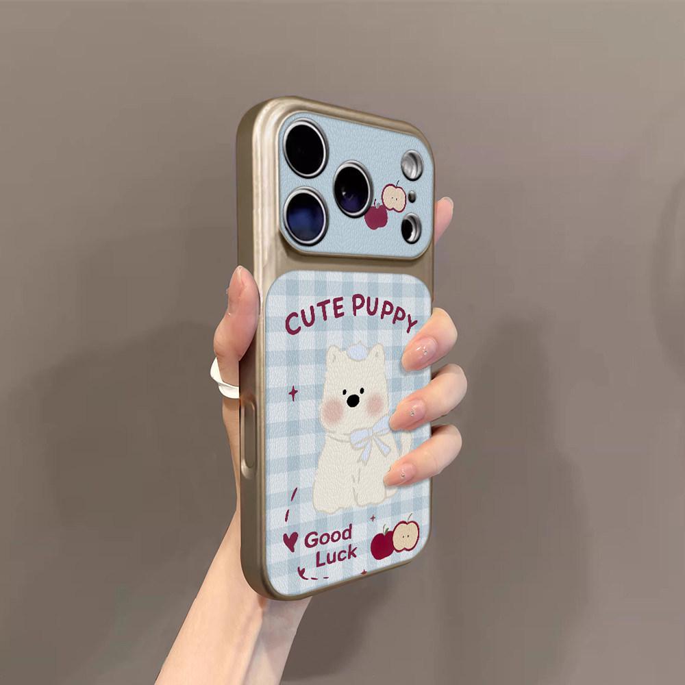 

Blue Lattice Anti-Drop Phone Case for Apple 14Pro to 17Pro Max iPhone 13 Pro Max