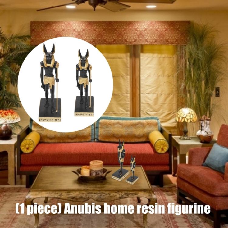 Estatua Egipcia de Anubis Coleccionables Figura Escultura de Personaje Místico Egipcio Decoraciones Modernas para el Hogar Centros de Mesa