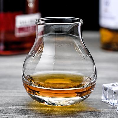 320ml Karıştırıcı Viski Kaya Bardak Vintage Cam Eşya Şarap Tadım Bardakları Geniş Göbekli Toplayıcı Aroma Konyak Bardak Viski Kokusu Alımlık