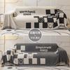 Chenille Sofa Cover Cloth Towel Nordic Geometric Pattern Hair Blanket Sofa Cover Universal Sofa Cushion