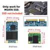 NGFF Key to 50mm Mini mSATA SSD Hard Disk PCBA M.2 B/M PCI-E 18+8