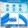 Pool Pump Hoses 1.25 Inch X 59 Inch Filter Pump Replacement Pool Hose For Above Ground Pools Flexible PE Tube For Swimming Systems (4 Pcs Blue)